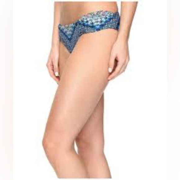 4/$25 Lucky Brand nomad chevron side sash hipster reversible bathing suit bottom - Picture 1 of 9